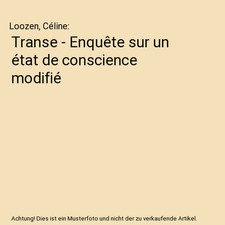 Transe enquête sur gebraucht kaufen  Trebbin