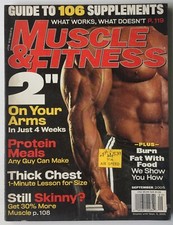 Muscle & Fitness Sep 2005 issue Guide to Supplements cover segunda mano  Embacar hacia Mexico