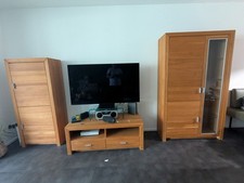 Wohnwand 3teilig asteiche gebraucht kaufen  Velbert