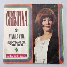 CRISTINA Viva La Vida +1 Spain Belter 1969 El Extraño De Pelo Largo POP YE-YE comprar usado  Enviando para Brazil