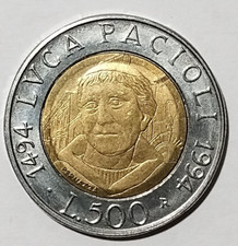 Moneta 500 lire usato  Vaiano Cremasco