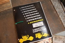 DYNAPAC CA-15A Compactador Vibratório Rolo Peças Manual livro catálogo lista sobressalente comprar usado  Enviando para Brazil