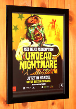 Red Dead Undead Nightmare Xbox 360 PS3 pequeno pôster promocional antigo / página de anúncio emoldurada. comprar usado  Enviando para Brazil
