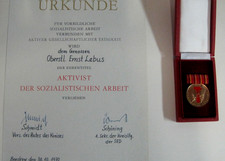 Aktivist rden urkunde gebraucht kaufen  Berlin