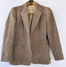 Jaqueta Blazer Feminina Vintage Marrom Lã Tweed M Academia Preppy Retrô comprar usado Jaqueta Blazer Feminina Vintage Marrom Lã Tweed M Academia Preppy Retrô comprar usado  Enviando para Brazil