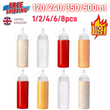 8pcs plastic clear for sale  UK