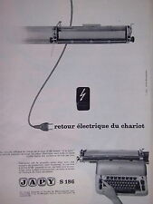 Publicité japy s186 d'occasion  Longueil-Sainte-Marie