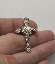 French crusafix silver d'occasion  Villeneuve-d'Ascq-