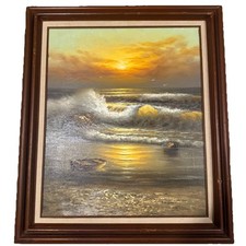 Ocean waves sunset for sale  Ellington