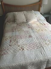 Bedspread quilt patchwork for sale  TWICKENHAM