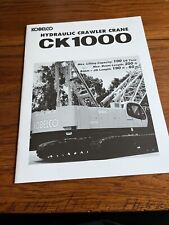 Kobelco 1000 hydraulic for sale  Berlin