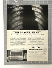 Vintage Philco Ar Condicionado 1955 Impressão Anúncio Original Anos 50  comprar usado  Enviando para Brazil