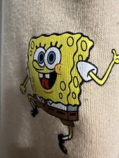 BLUZA Z KAPTUREM SPONGE BOB Nickelodeon Squarepants Długi rękaw Kremowa postać - Rozmiar Med na sprzedaż  Wysyłka do Poland