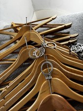 20x wooden hangers for sale  DARTFORD