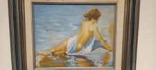 Female oil canvas for sale  WOLVERHAMPTON