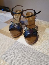 Sandalen keilabsatz buffalo gebraucht kaufen  Neumarkt i.d.OPf.