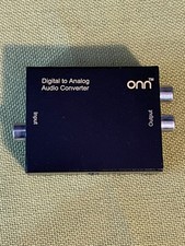 Adaptador conversor óptico de áudio digital para analógico ONN RCA 3,5mm L/R comprar usado  Enviando para Brazil