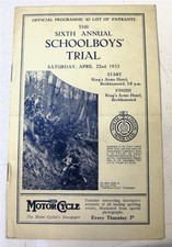 Schoolboys trial official for sale  LEICESTER