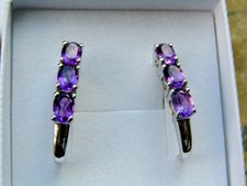 Earrings half hoops for sale  NOTTINGHAM