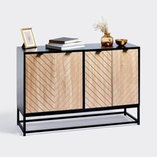 Sideboard sleek black for sale  STOCKPORT
