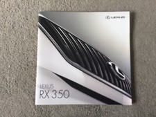 Lexus rx350 brochure for sale  WEYMOUTH