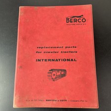 Manual de peças de reposição Berco para máquinas internacionais original 1966 comprar usado  Enviando para Brazil