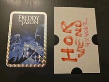 Adesivo Freddy Vs Jason filme prisma decalque com capa protetora.  comprar usado  Enviando para Brazil