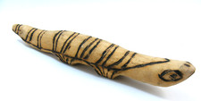 Ornamento de escultura aborígene australiano Goanna pirografo vintage 21cm comprar usado  Enviando para Brazil