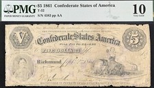 1861 confederate states for sale  Wesley Chapel