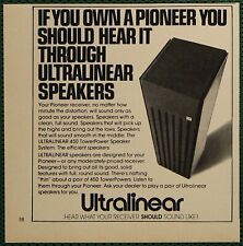 Pioneer ultralinear 450 for sale  Granite Falls