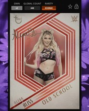 Topps WWE Slam - Alexa Bliss - Old School Red Signature 2025 icônico comprar usado  Enviando para Brazil