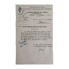 1942 partito fascista usato  San Pietro di Morubio