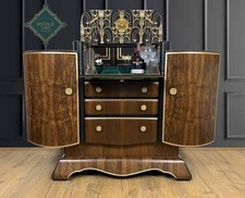 Usado, Armário de coquetéis Art Deco, bar de bebidas, aparador.**Fonte de champanhe** comprar usado  Enviando para Brazil