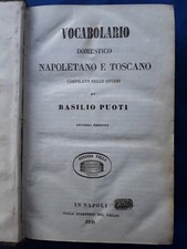 Vocabolario domestico napoleta usato  Sora