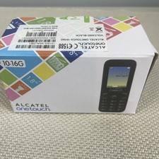 Teléfono móvil Alcatel One Touch 10-16G caja original guía de arranque y cargador. segunda mano  Embacar hacia Mexico