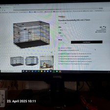 Hundekäfig xxl 2 gebraucht kaufen  Schmelz