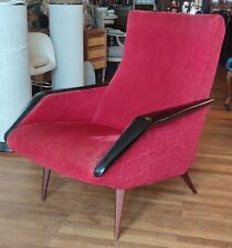 Fauteuil vintage rouge d'occasion Fauteuil vintage rouge d'occasion  Les Herbiers