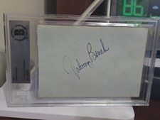 Johnny Bench Cut BAS BGS Autógrafo Autêntico HOF/Auto Jumbo comprar usado  Enviando para Brazil