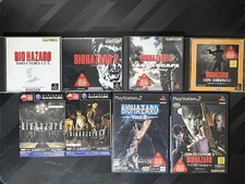Lote de 8 jogos Resident Evil PS1 PS2 GameCube Biohazard Japão Capcom testado comprar usado  Enviando para Brazil