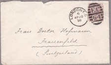1878 2 1/2d ROSY MALVE PL10 SG141 ORB CAPA MARCA D'ÁGUA PARA SUÍÇA comprar usado  Enviando para Brazil
