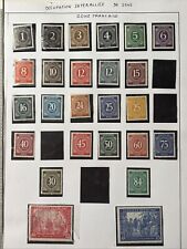 Timbres allemagne zones d'occasion  La Clayette