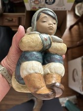 Lladro pensive eskimo for sale  Arlington Heights
