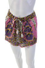 Usado, Shorts Calypso Saint Barth Feminino com Cordão Cintura Borla Bolso Floral Tamanho P comprar usado  Enviando para Brazil