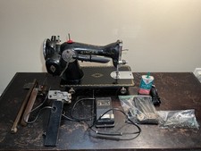 Máquina de costura vintage SINGER 15-91 Gear Drive St Johns Plant JB564010 couro comprar usado  Enviando para Brazil