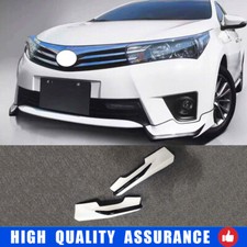Para Toyota Corolla 2014-2016 branco preto para-choque dianteiro painel spoiler lateral acabamento 2* comprar usado  Enviando para Brazil