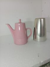 Cafetiere porcelaine rose d'occasion  Lilles-Lomme