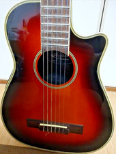 Guitarra elétrica acústica tamanho mini Applause by Ovation cordas de náilon EN-12, usado comprar usado  Enviando para Brazil
