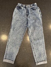 Vintage Levi's 544 Lavagem de Pedra Ácida Tamanho 12 Cintura Alta Perna Cônica Anos 90 comprar usado  Enviando para Brazil
