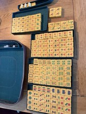 Conjunto de Mahjong Vintage - 144 Azulejos de Baquelite Butterscotch - Mah Jong comprar usado  Enviando para Brazil