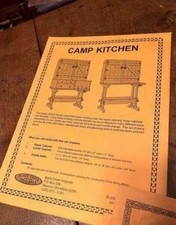 Planos de móveis de reprodução da Guerra Civil cozinha acampamento  comprar usado Planos de móveis de reprodução da Guerra Civil cozinha acampamento  comprar usado  Enviando para Brazil